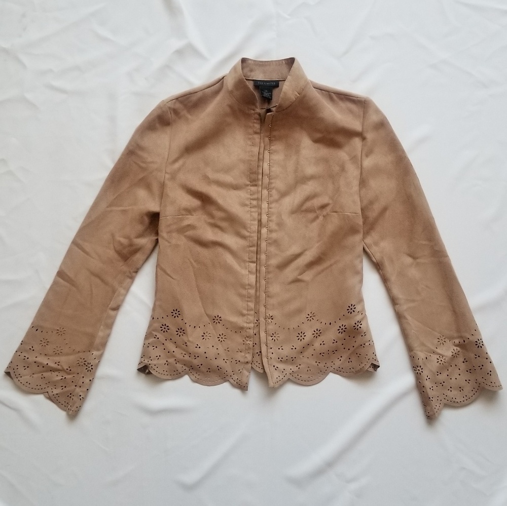 NWT The Limited Faux Suede Jacket